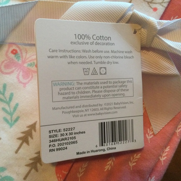 ✔️ NIP Hudson Baby Swaddle Blankets Set of 2 Cotton - Picture 3 of 4